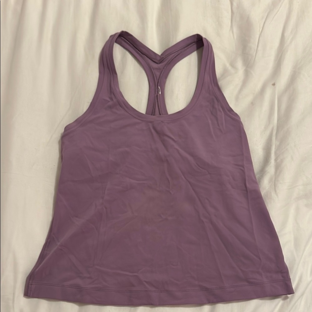 Lululemon Purple Racerback Tank Top
